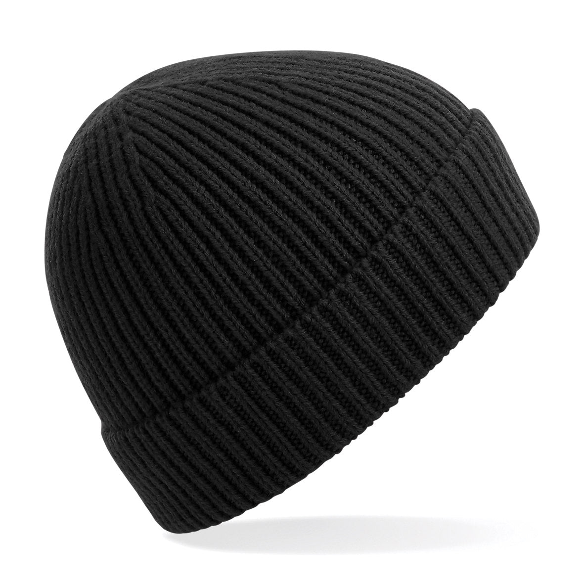 Beechfield Engineered Knit Ribbed Beanie Comfortable Cuffed Design Bright