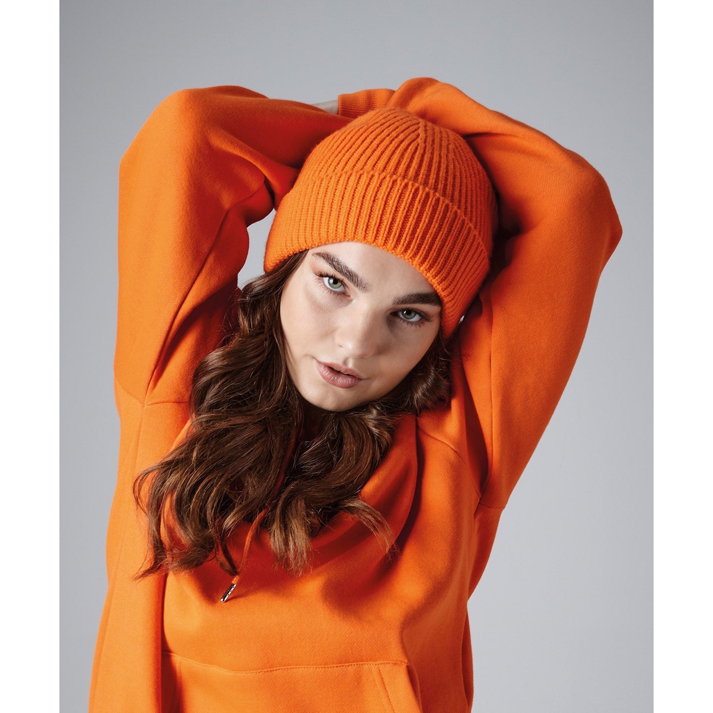 Beechfield Engineered Knit Ribbed Beanie Comfortable Cuffed Design Bright