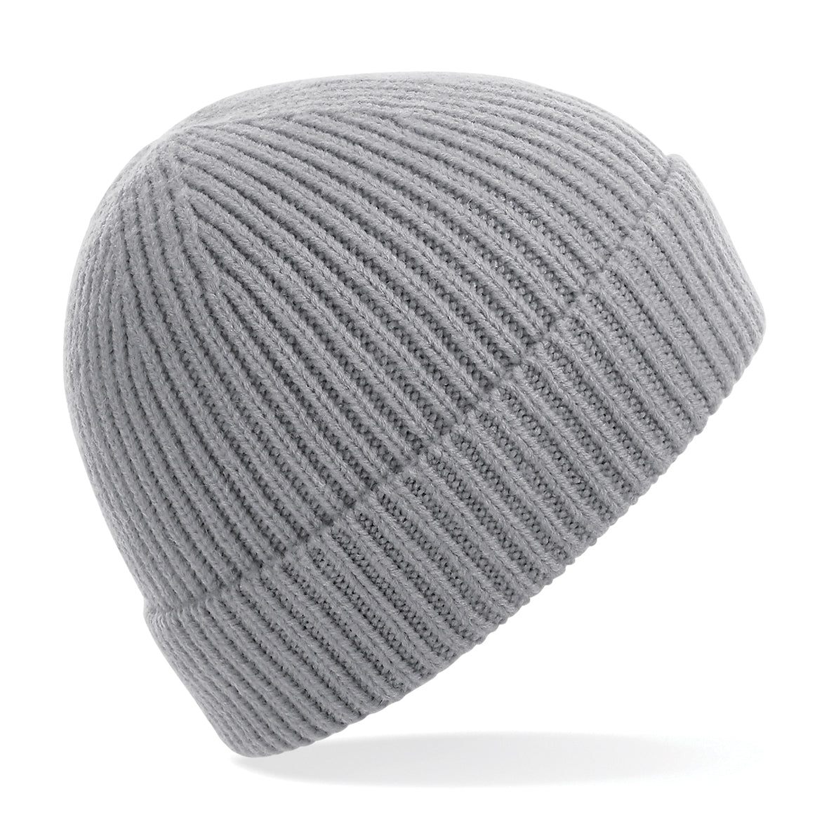 Beechfield Engineered Knit Ribbed Beanie Comfortable Cuffed Design Bright