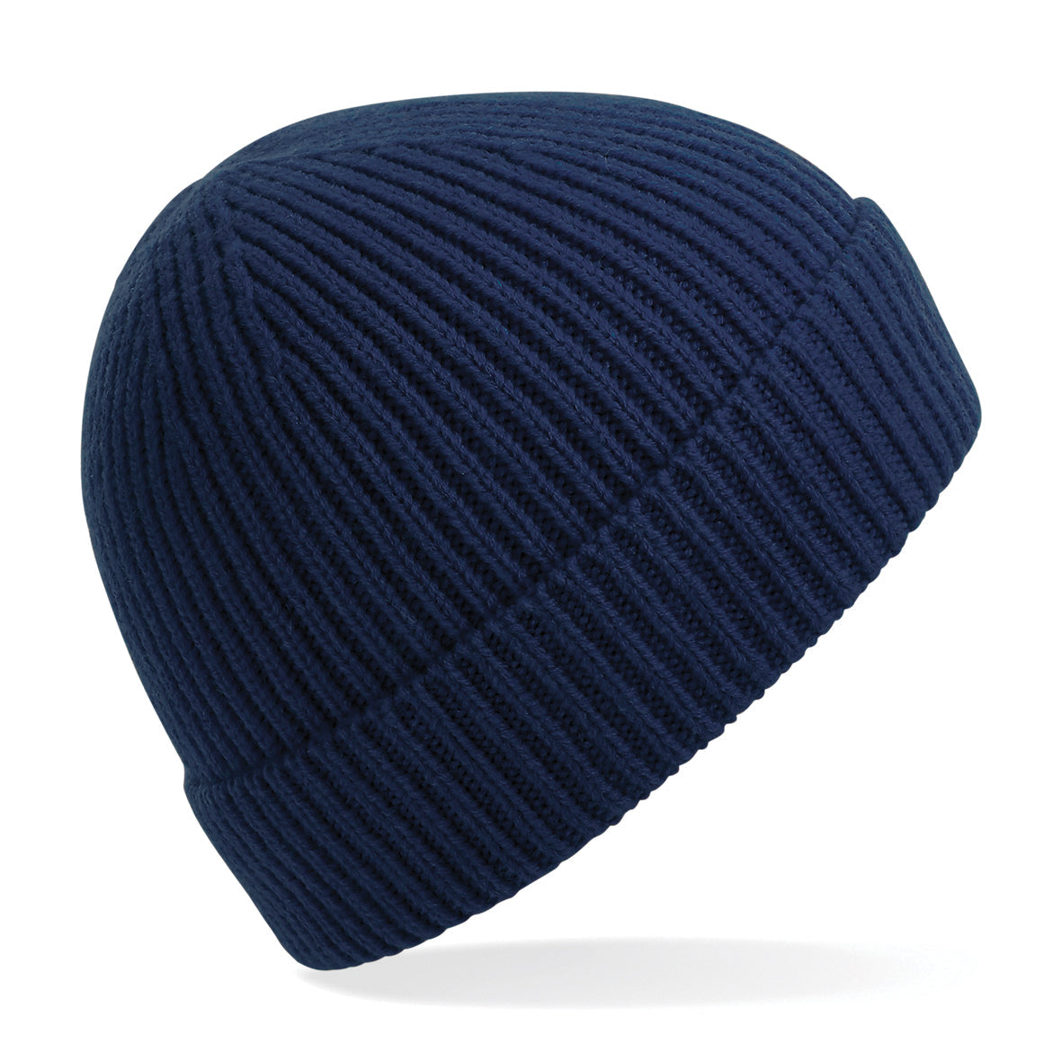 Beechfield Engineered Knit Ribbed Beanie Comfortable Cuffed Design Bright