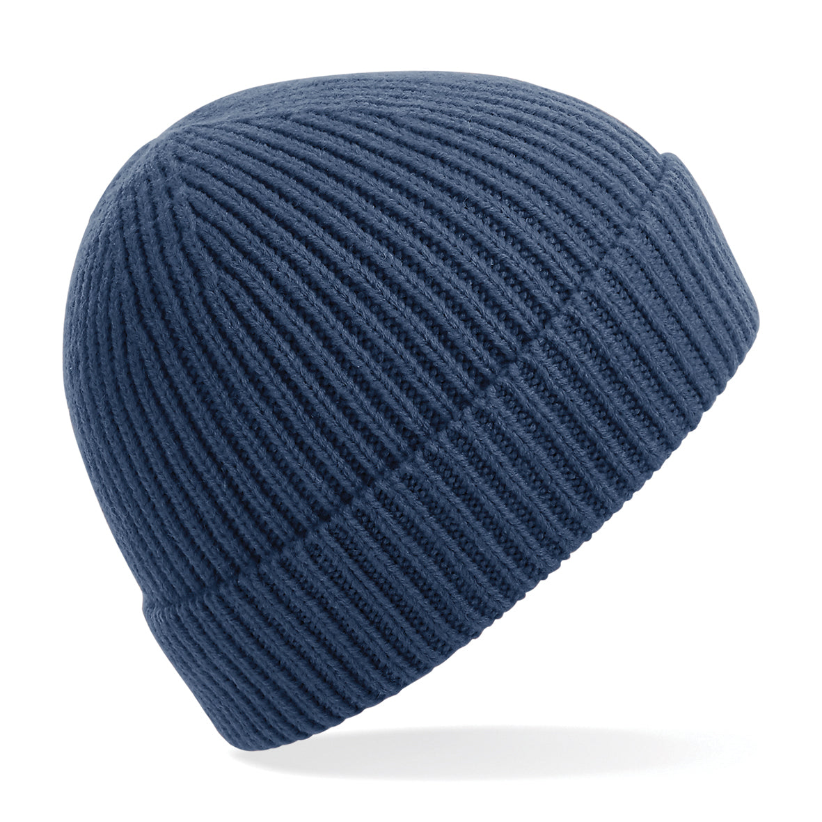 Beechfield Engineered Knit Ribbed Beanie Comfortable Cuffed Design Bright