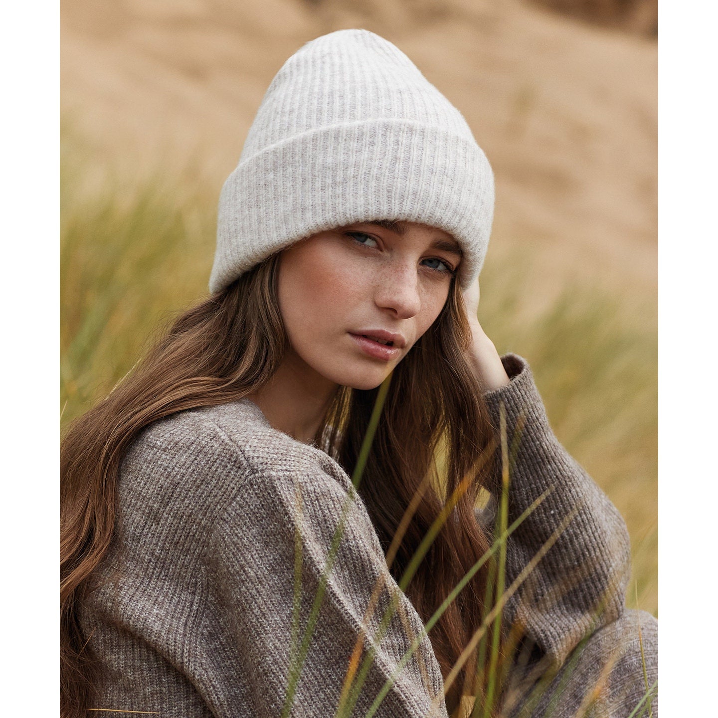 Beechfield Cosy Ribbed Beanie Soft-Touch Yarn Cuffed Design Luxury Warmth