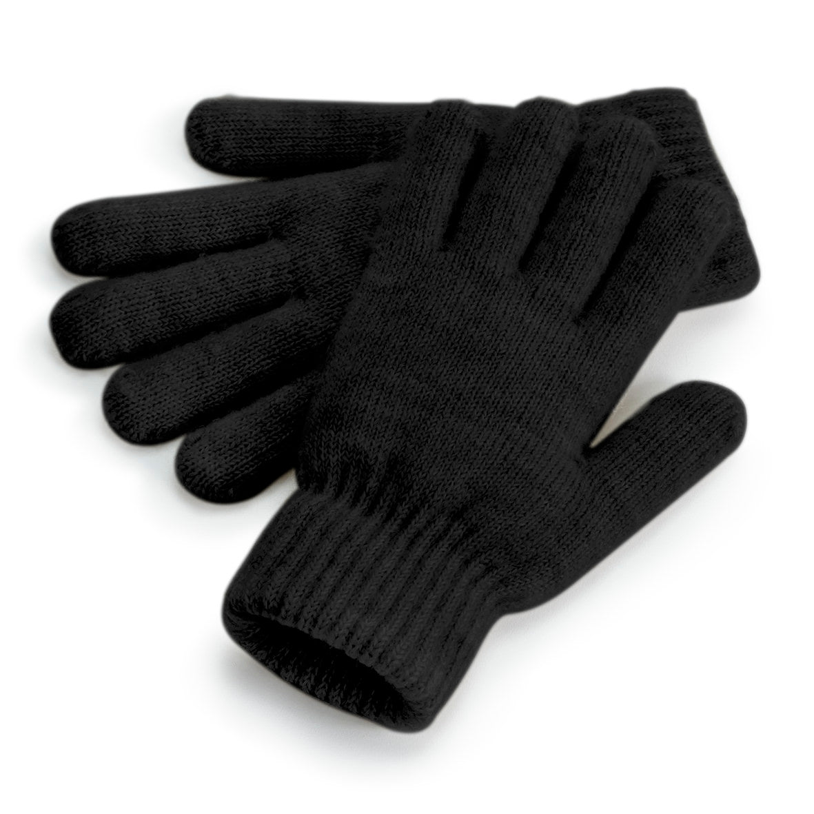 Beechfield B387 Cosy Ribbed-Cuff Gloves Soft Touch Yarn Warm Lining Marled