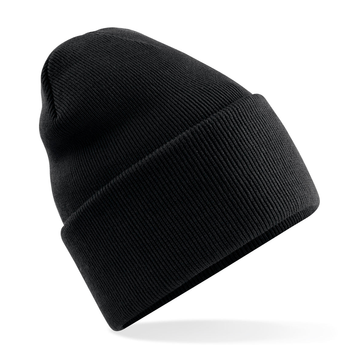 Beechfield Deep-Cuffed Beanie Recycled Polyester Double-Layer Knit Ash Granite