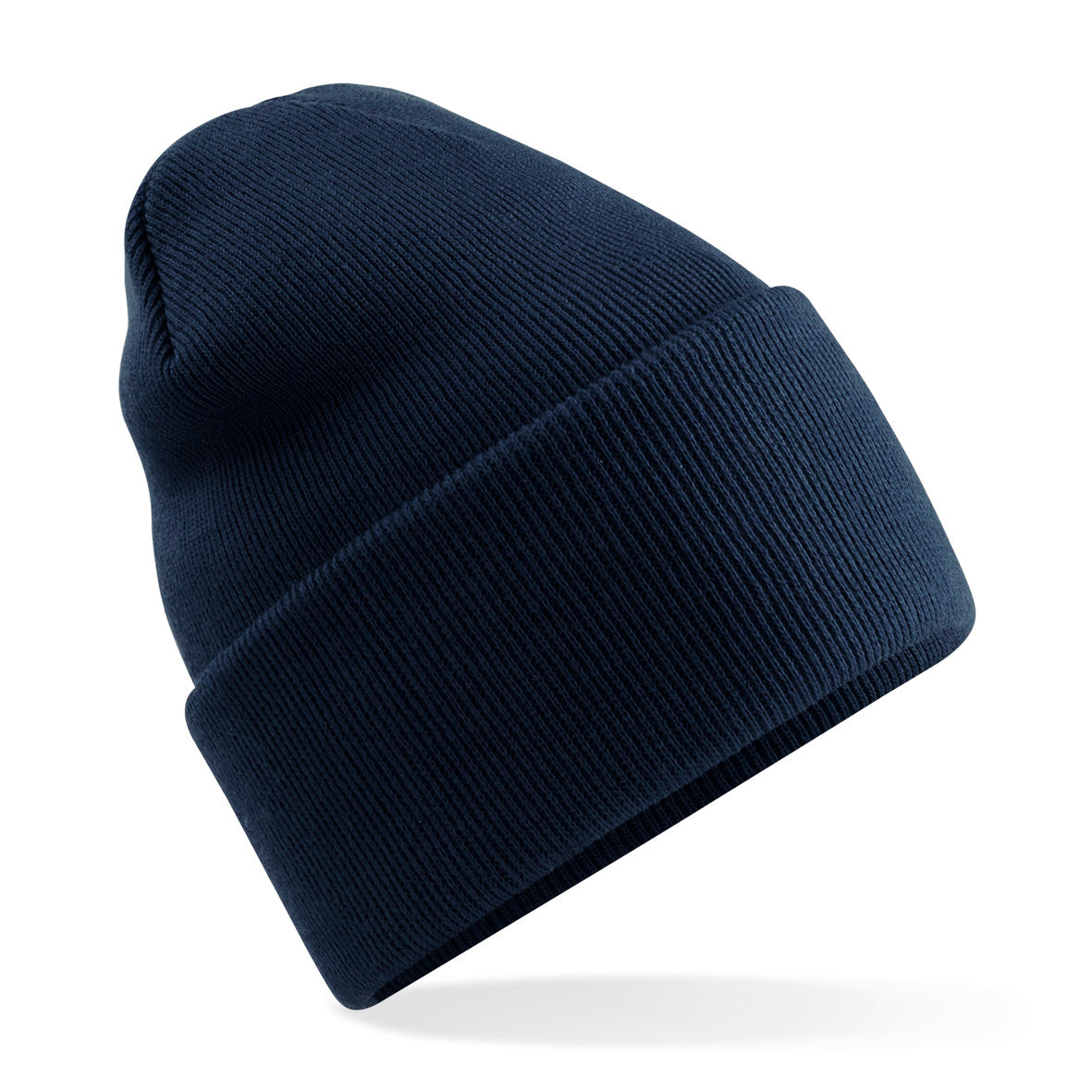 Beechfield Deep-Cuffed Beanie Recycled Polyester Double-Layer Knit Ash Granite