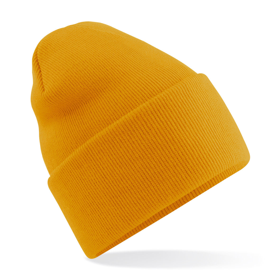 Beechfield Deep-Cuffed Beanie Recycled Polyester Double-Layer Knit Ash Granite