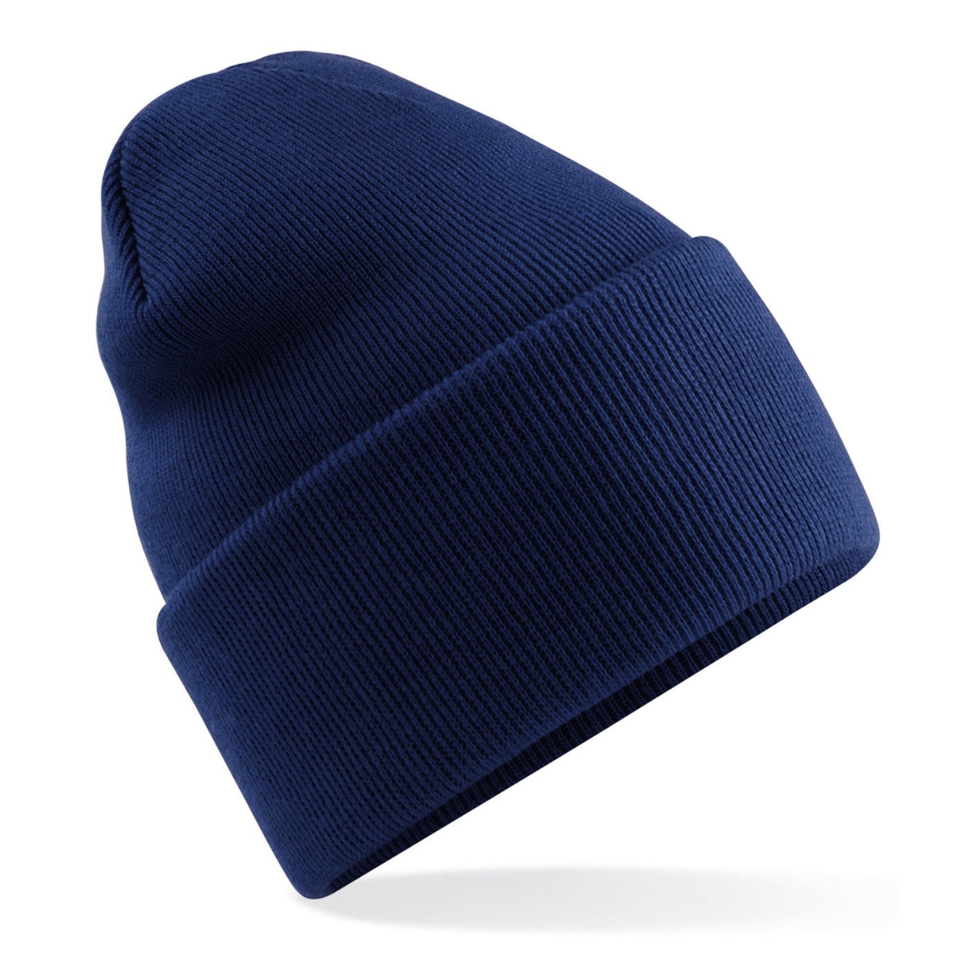 Beechfield Deep-Cuffed Beanie Recycled Polyester Double-Layer Knit Ash Granite