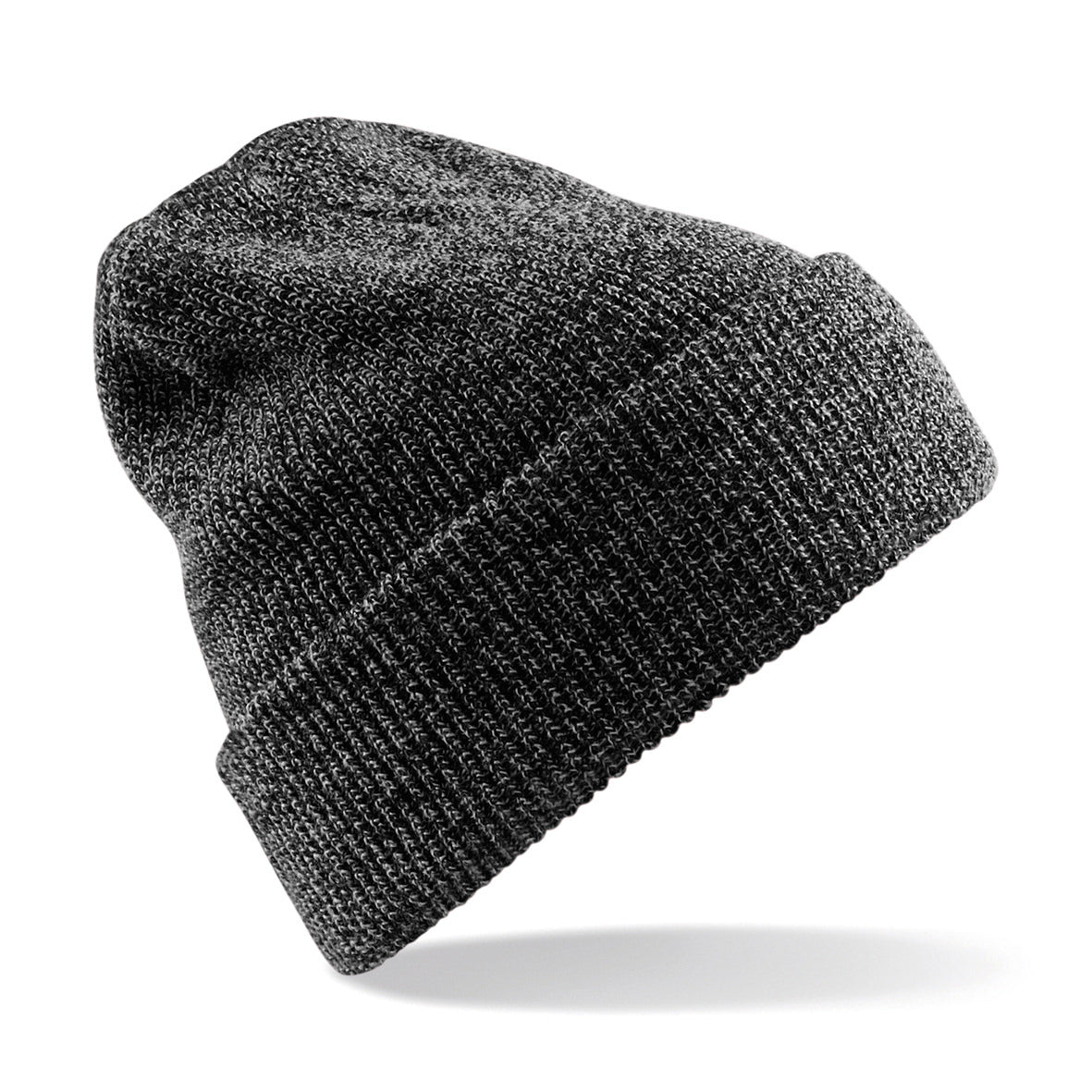 Beechfield Heritage Beanie Vintage Cuffed Double Layer Knit Warm Hat