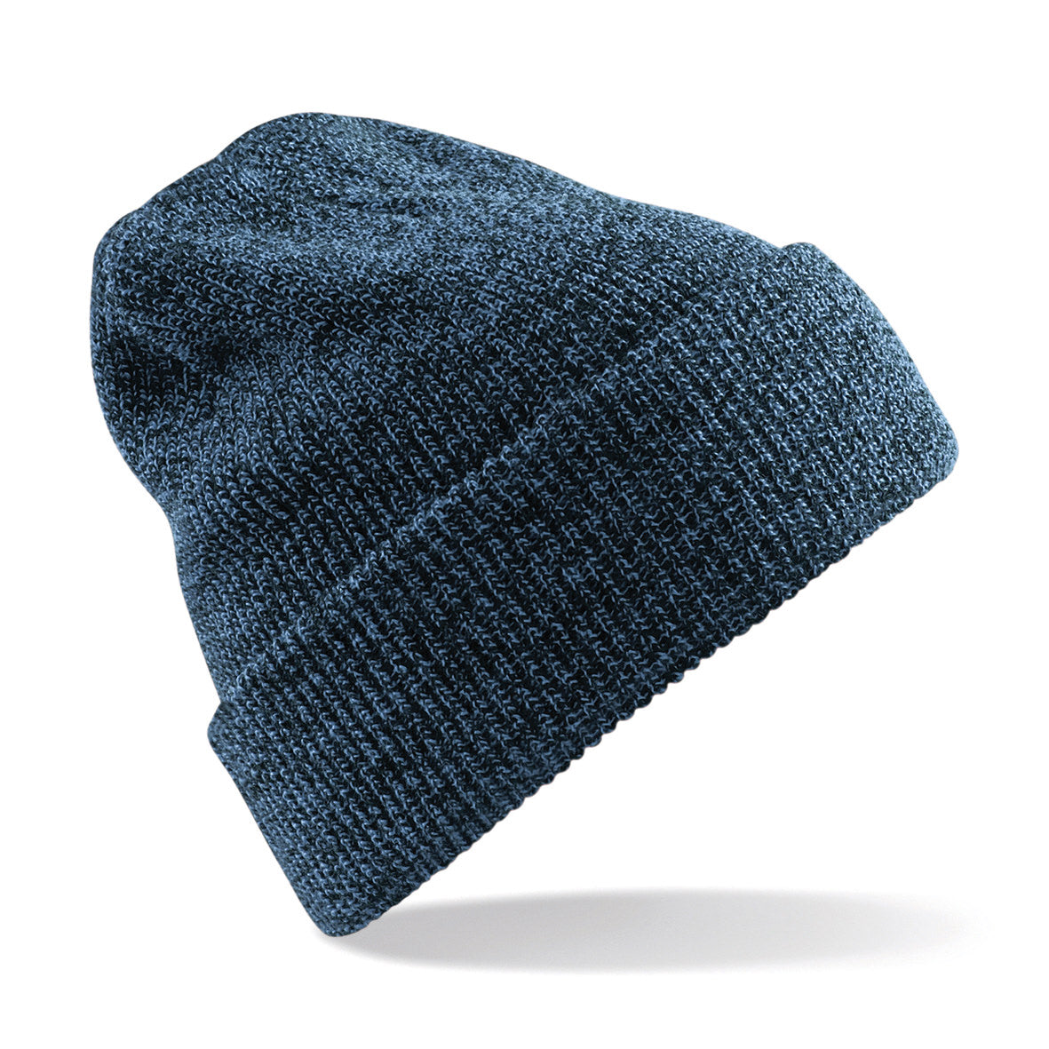 Beechfield Heritage Beanie Vintage Cuffed Double Layer Knit Warm Hat
