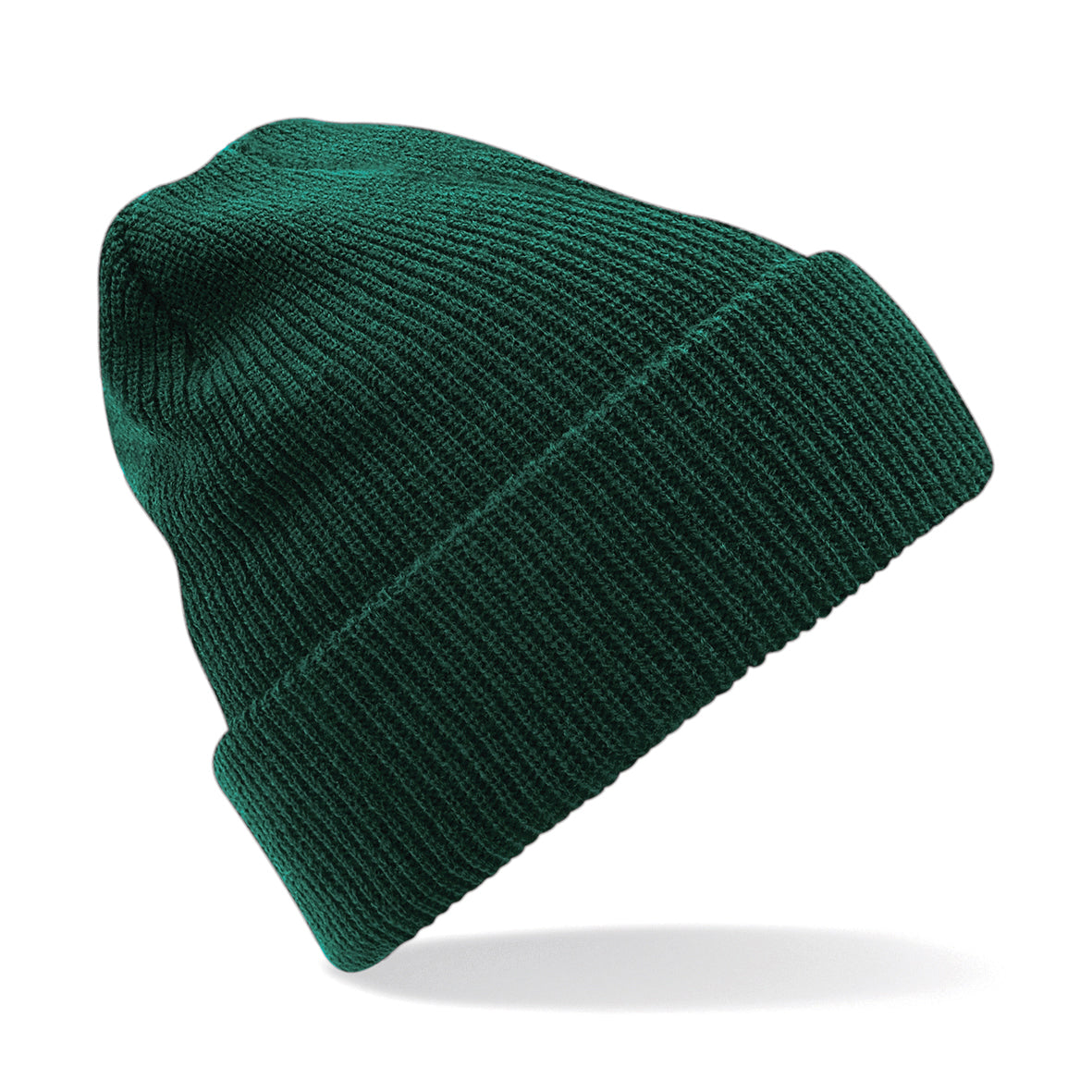 Beechfield Heritage Beanie Vintage Cuffed Double Layer Knit Warm Hat