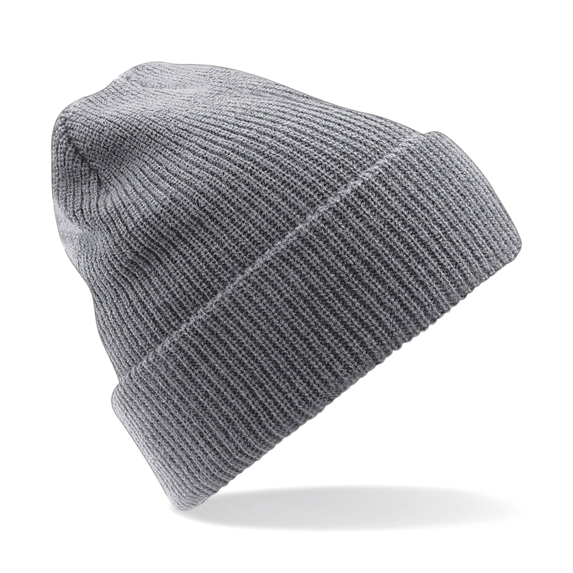 Beechfield Heritage Beanie Vintage Cuffed Double Layer Knit Warm Hat