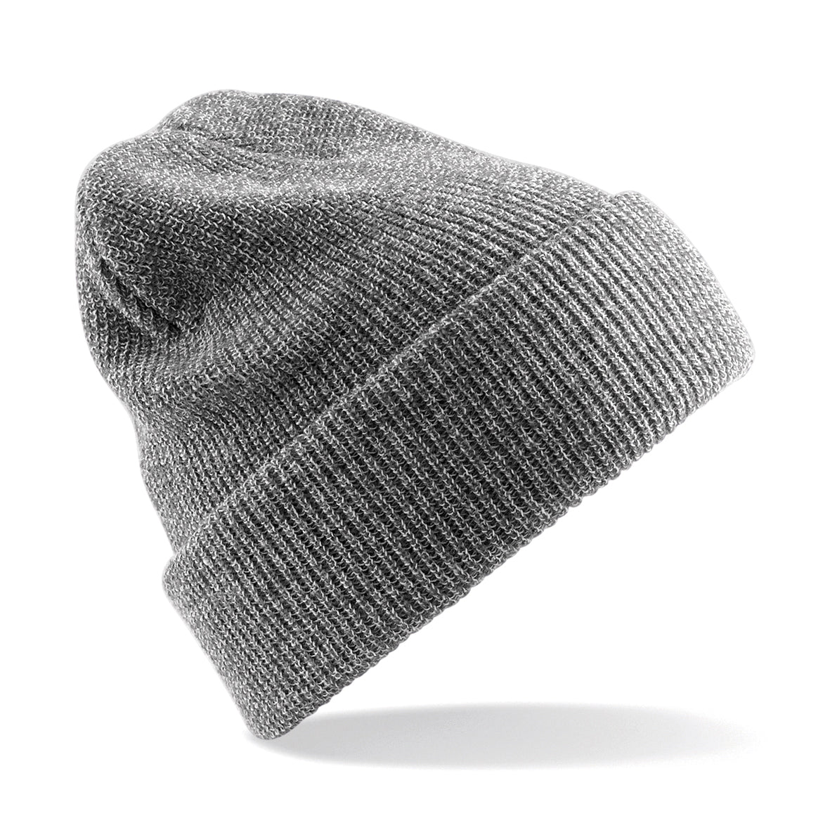 Beechfield Heritage Beanie Vintage Cuffed Double Layer Knit Warm Hat