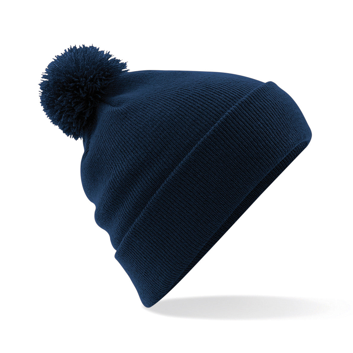 Beechfield Original Pom Pom Beanie Double Layer Knit Cuffed Design BSCI