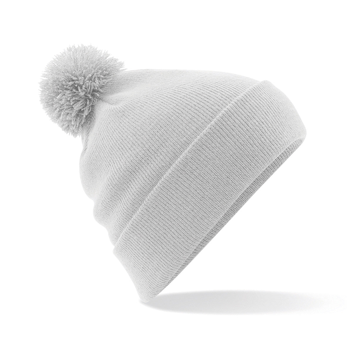 Beechfield Original Pom Pom Beanie Double Layer Knit Cuffed Design BSCI