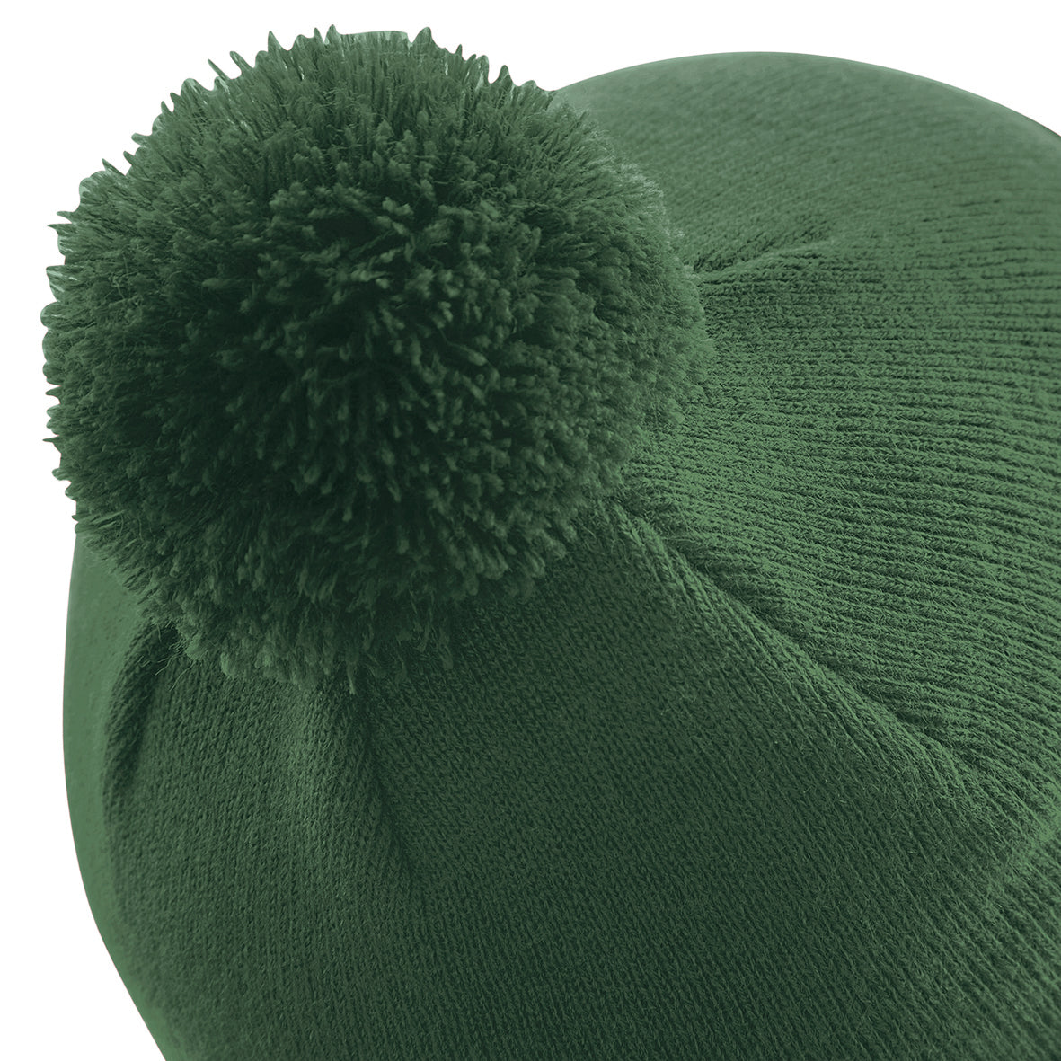 Beechfield Original Pom Pom Beanie Double Layer Knit Cuffed Design BSCI