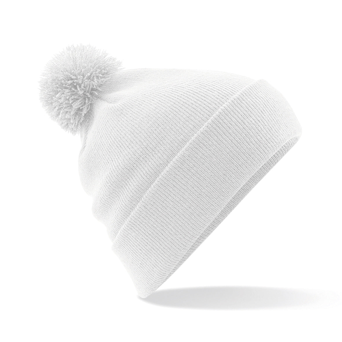 Beechfield Original Pom Pom Beanie Double Layer Knit Cuffed Design BSCI