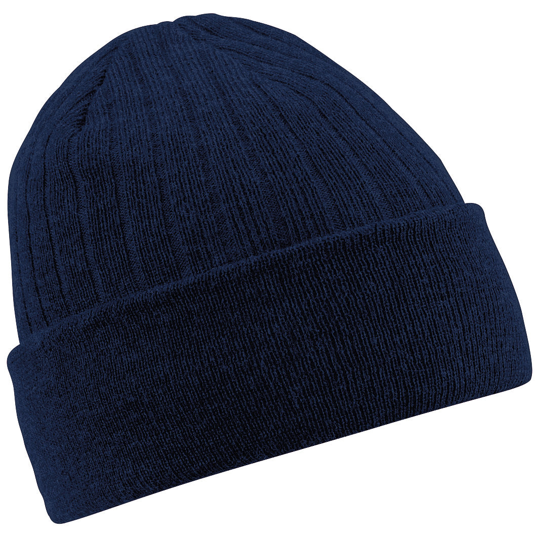 Beechfield Thinsulate Beanie Double Layer Knit Cuffed Warm Winter Hat