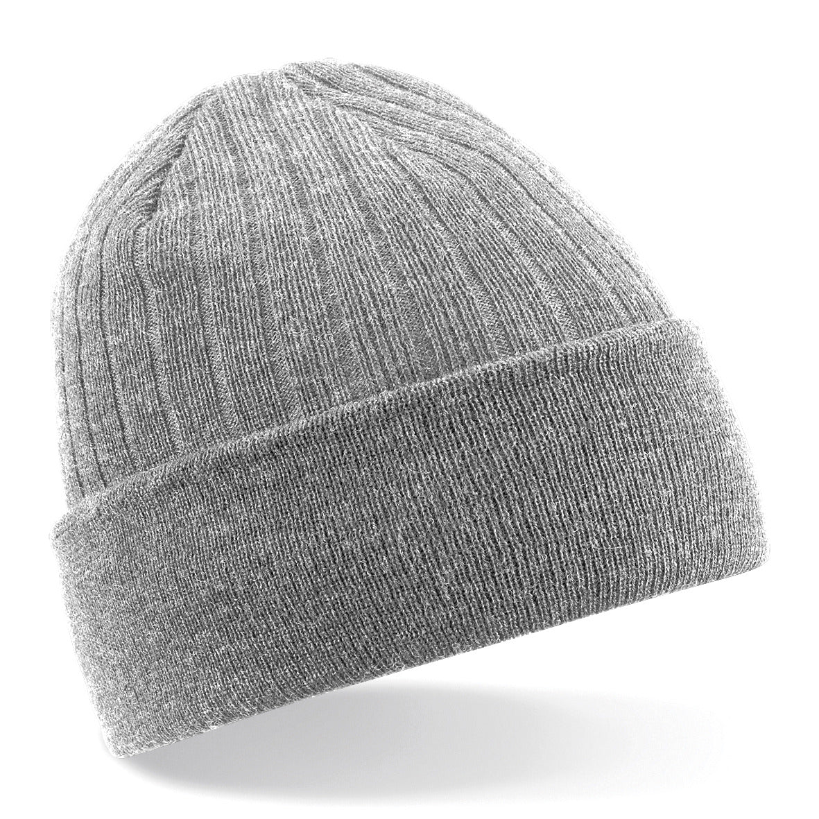 Beechfield Thinsulate Beanie Double Layer Knit Cuffed Warm Winter Hat