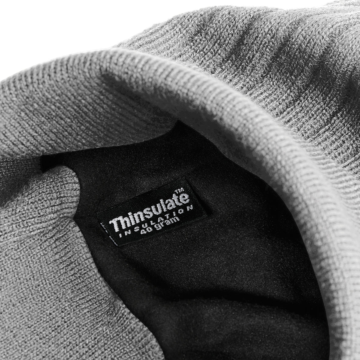Beechfield Thinsulate Beanie Double Layer Knit Cuffed Warm Winter Hat