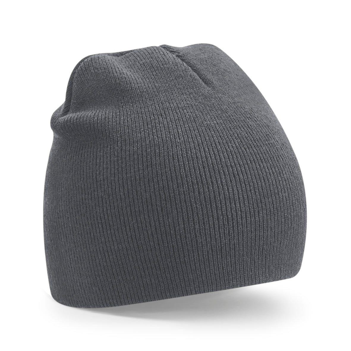 Beechfield Recycled Pull-On Beanie 100% GRS Eco-Friendly Double Layer Knit
