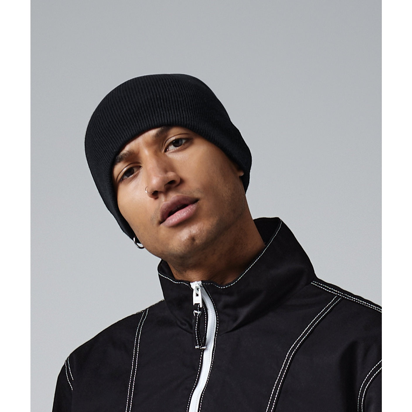 Beechfield Recycled Pull-On Beanie 100% GRS Eco-Friendly Double Layer Knit
