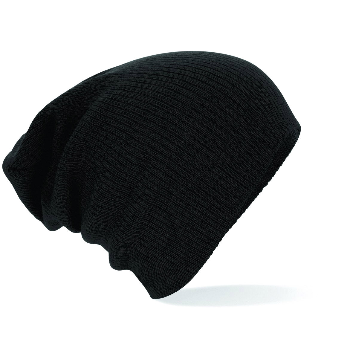 Beechfield Slouch Beanie Soft Ribbed Double Layer Knit Ideal for Outdoors