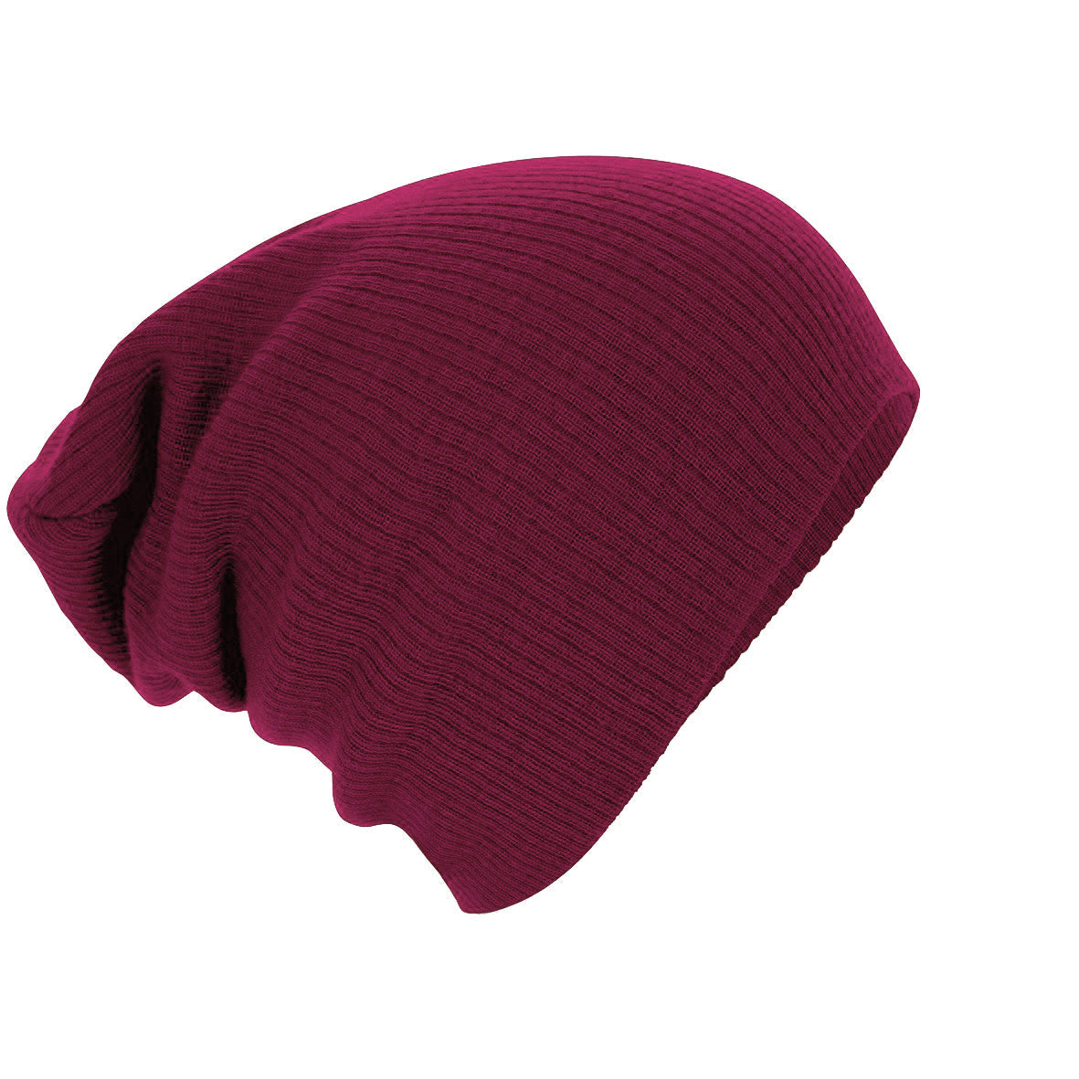 Beechfield Slouch Beanie Soft Ribbed Double Layer Knit Ideal for Outdoors