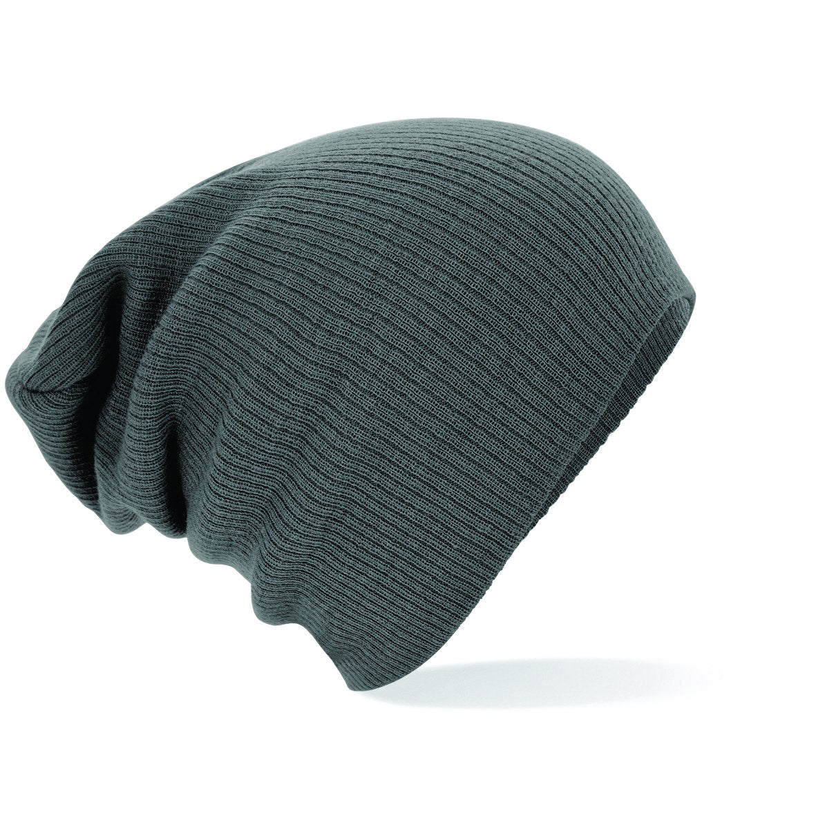 Beechfield Slouch Beanie Soft Ribbed Double Layer Knit Ideal for Outdoors