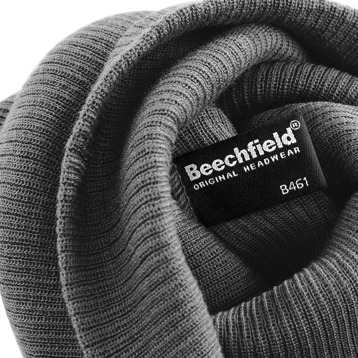 Beechfield Slouch Beanie Soft Ribbed Double Layer Knit Ideal for Outdoors