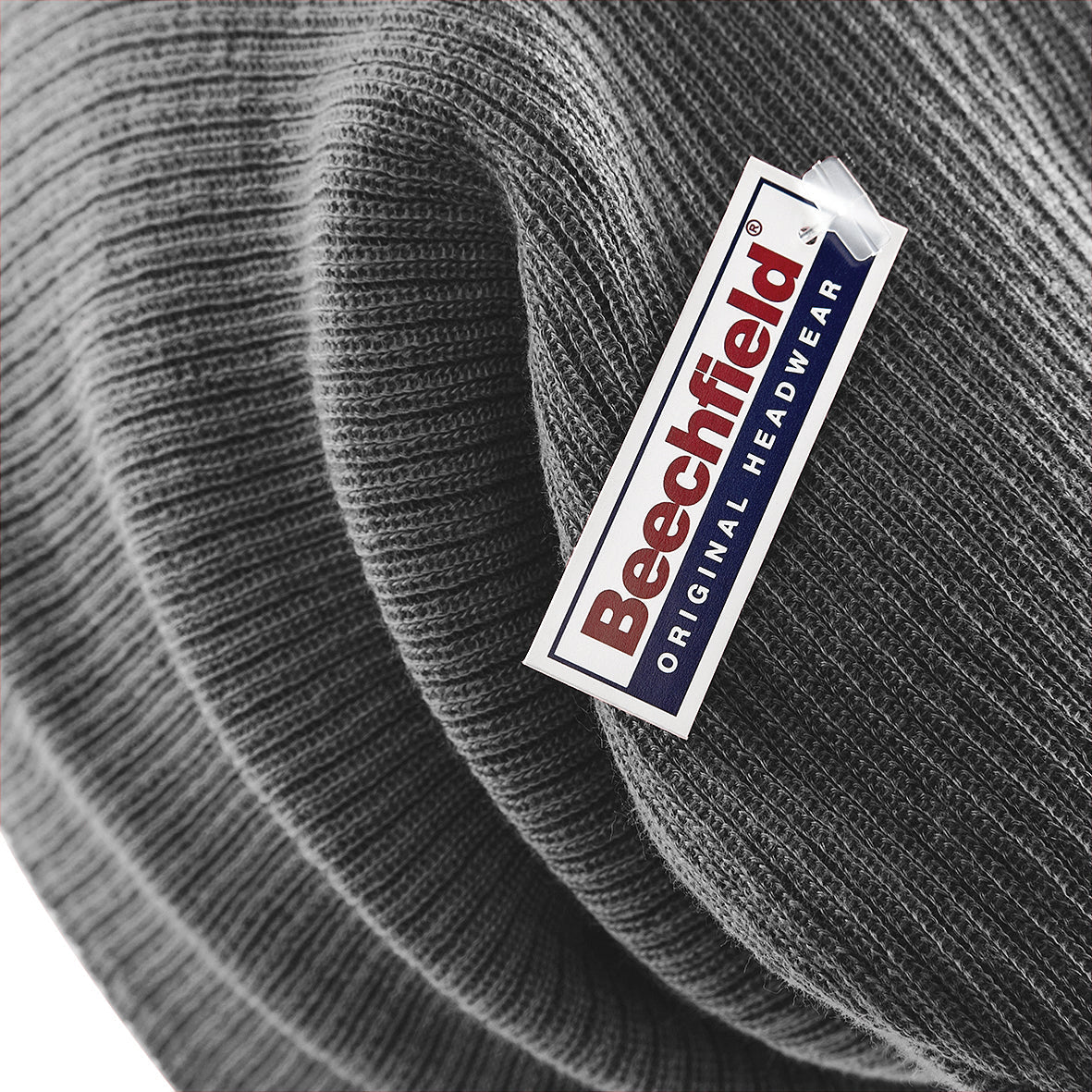 Beechfield Slouch Beanie Soft Ribbed Double Layer Knit Ideal for Outdoors
