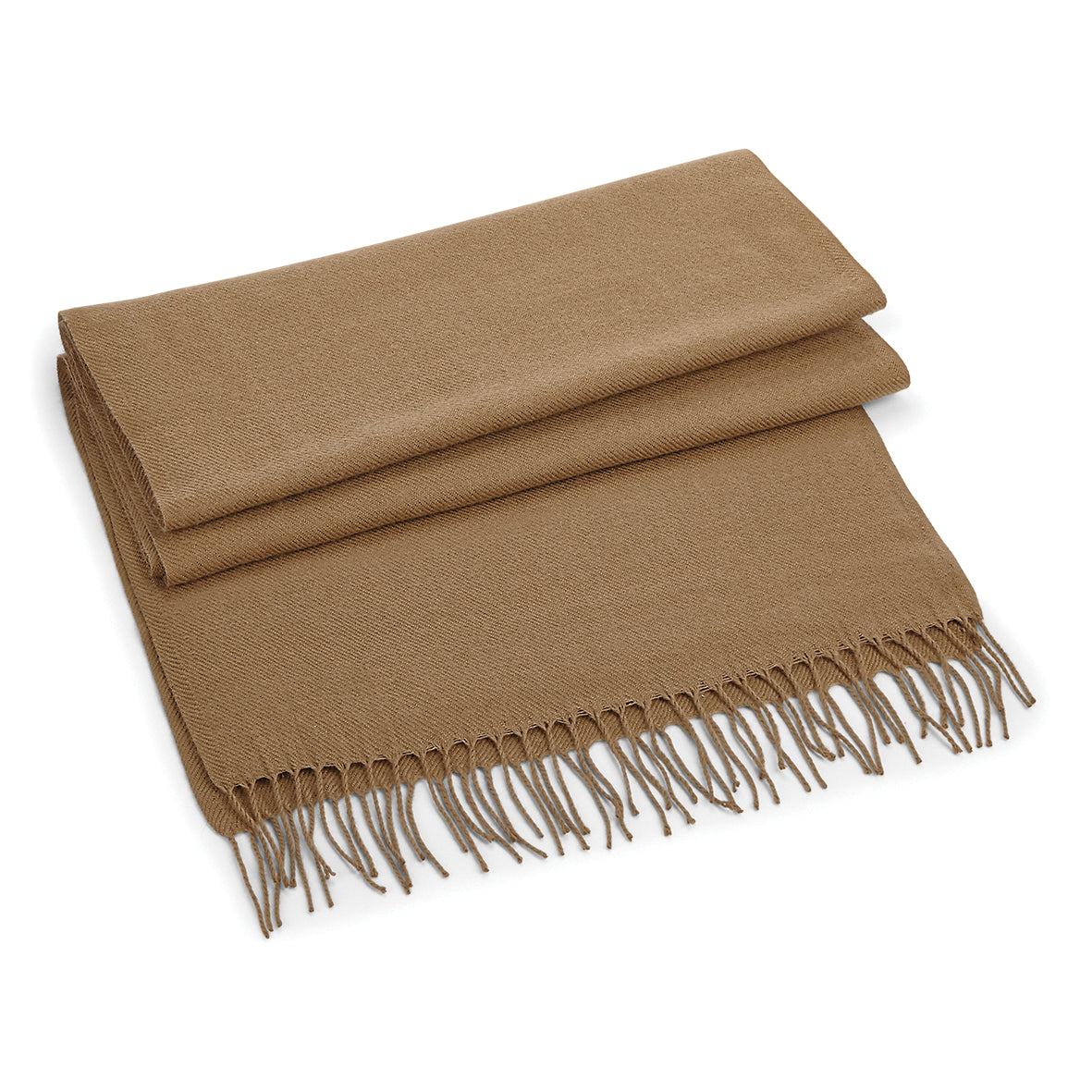 Beechfield Classic Woven Scarf Oversized Soft-Touch Yarn Unisex Tassel Trim