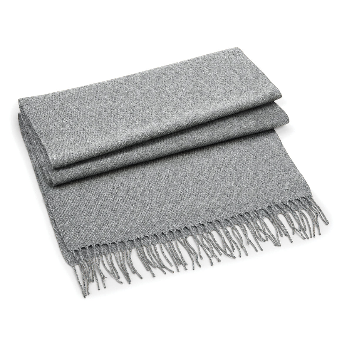 Beechfield Classic Woven Scarf Oversized Soft-Touch Yarn Unisex Tassel Trim