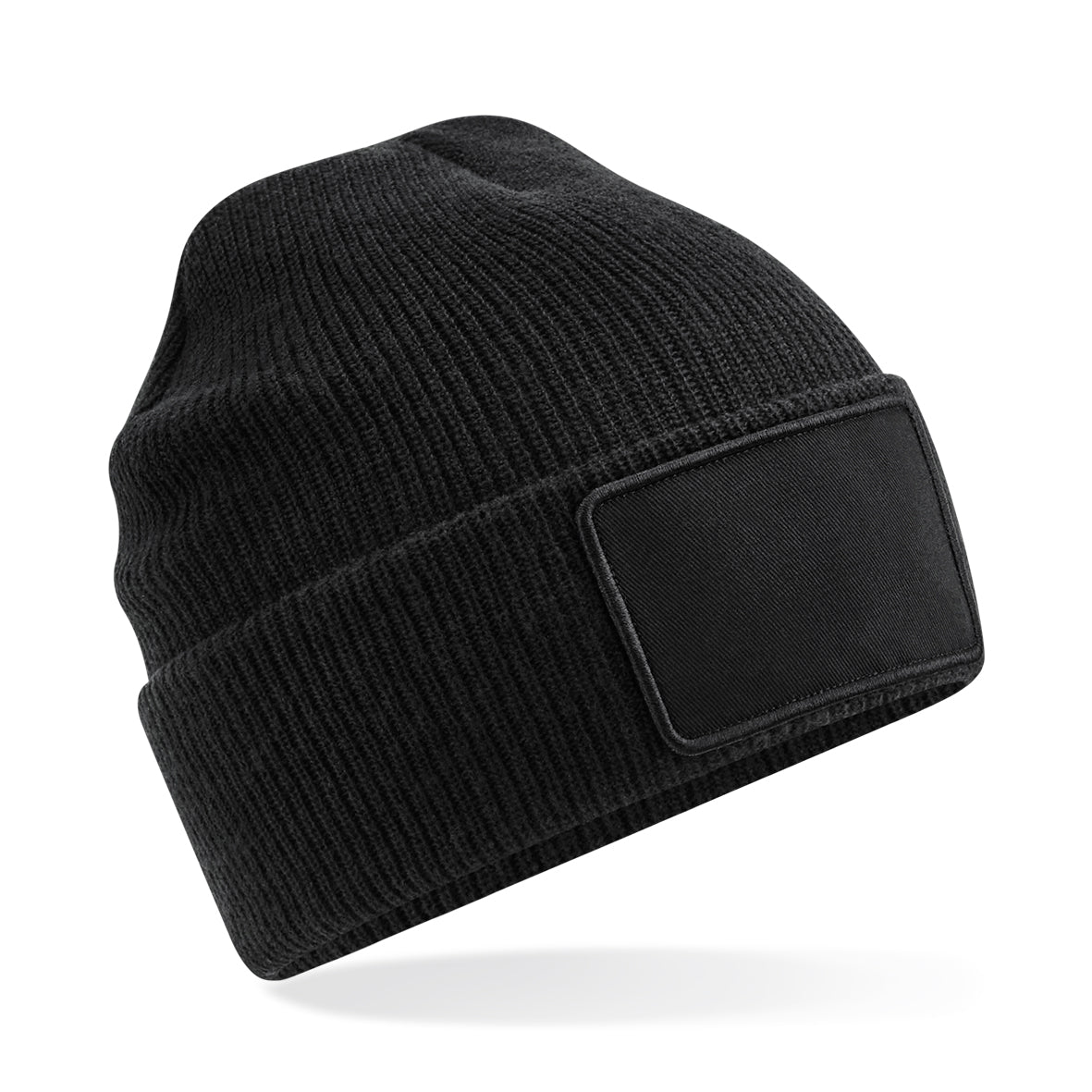 Beechfield Thinsulate Beanie with Removable Patch Double Layer Warm Hat