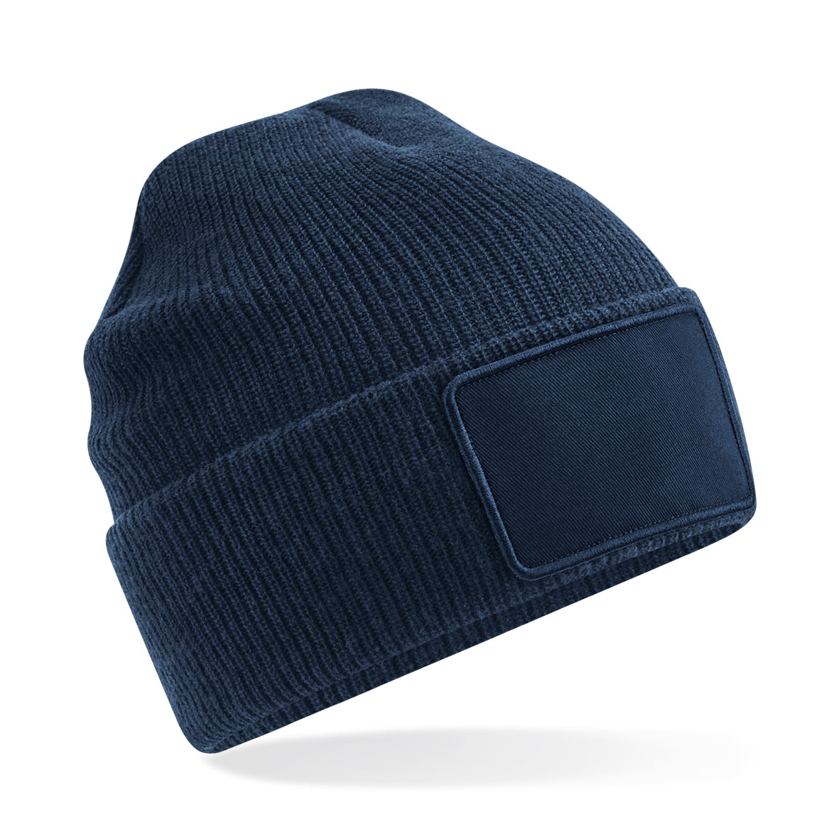 Beechfield Thinsulate Beanie with Removable Patch Double Layer Warm Hat