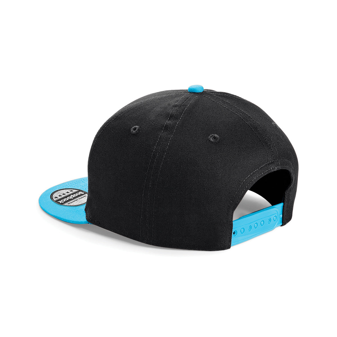 Beechfield Youth Snapback Hat Retro Style Adjustable Flat Peak TearAway Label