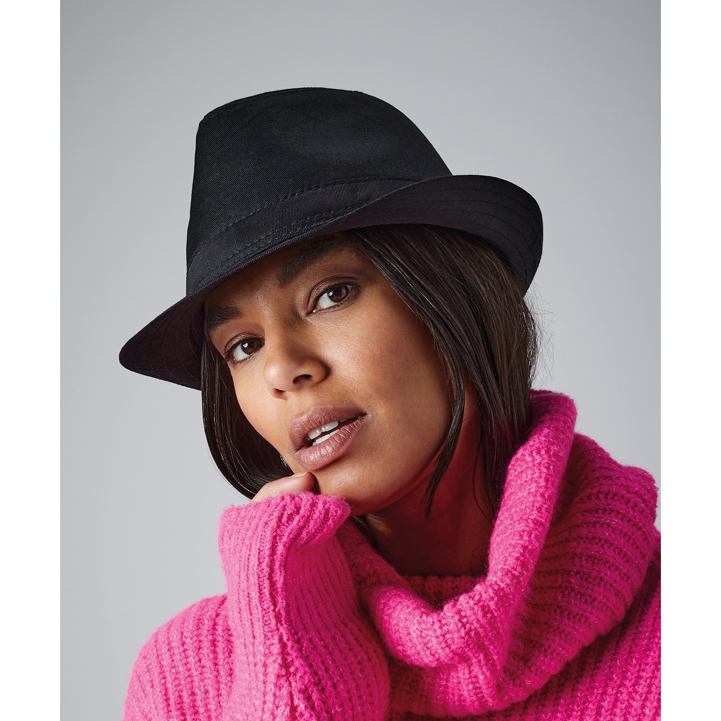Beechfield Unisex Fedora Hat Spring Summer Choice of Colours S/M L/XL