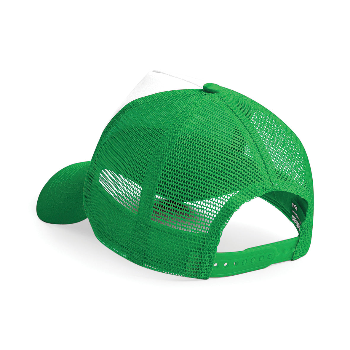 Beechfield Snapback Trucker Hat Retro Style Adjustable Cotton Front Panel