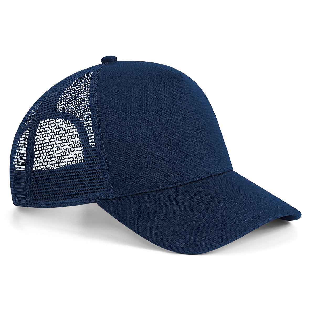Beechfield Microknit Snapback Trucker Hat Adjustable 5-Panel Urban Style
