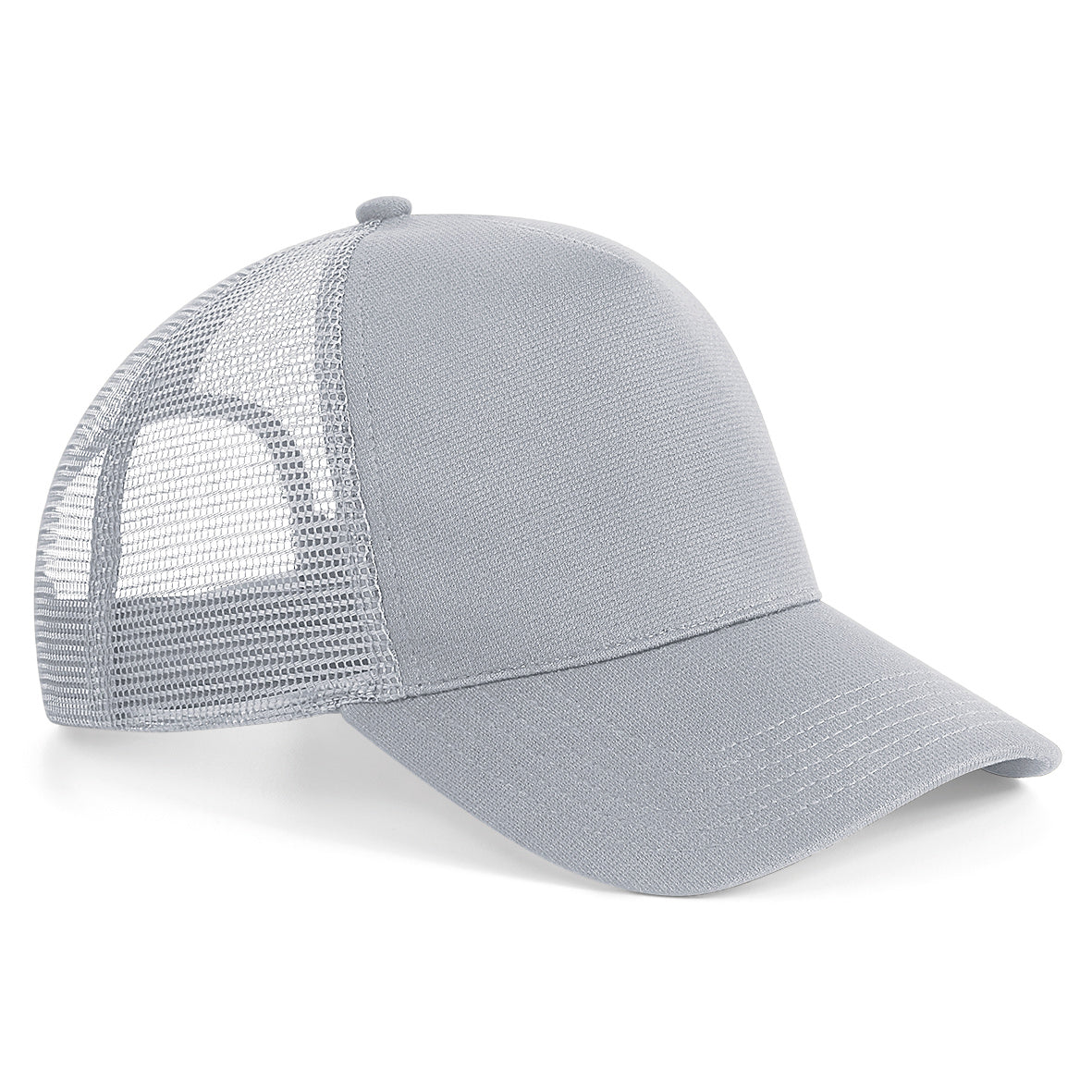 Beechfield Microknit Snapback Trucker Hat Adjustable 5-Panel Urban Style