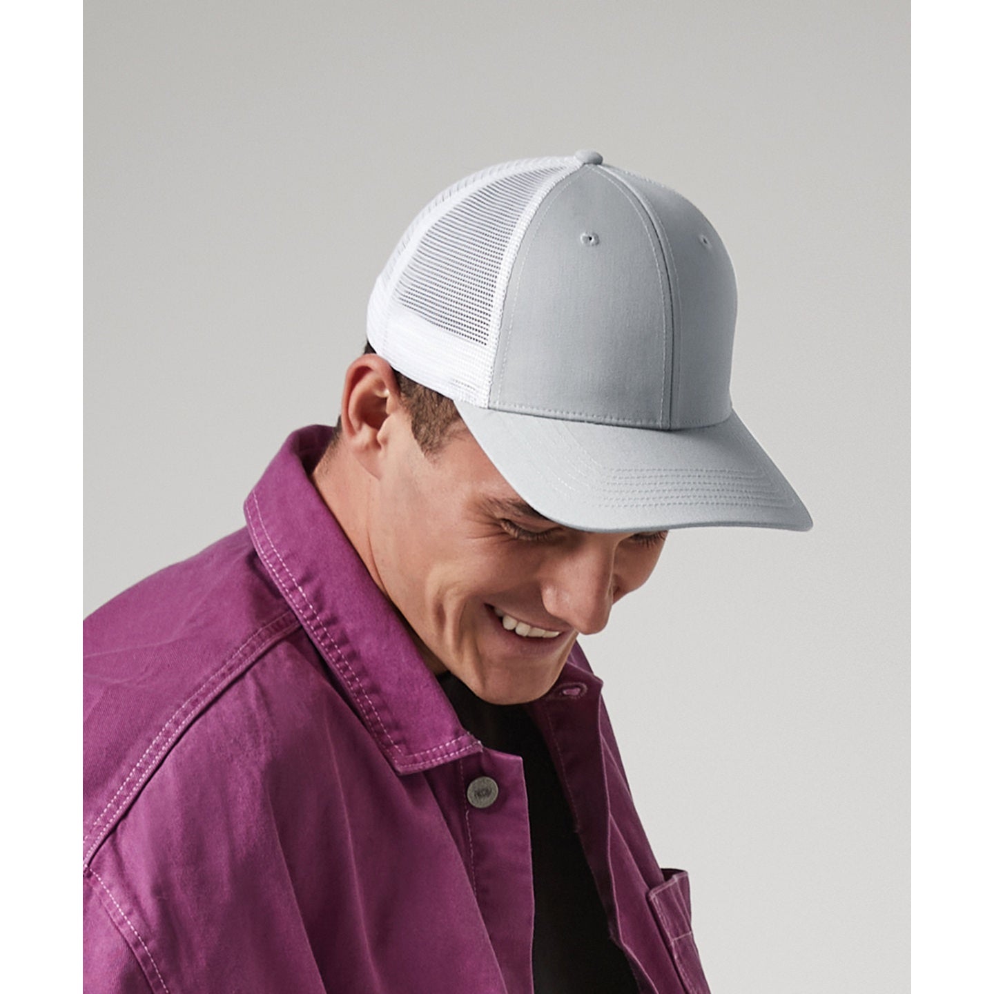 Beechfield Urbanwear Trucker Cap 6-Panel Snapback Adjustable TearAway Label