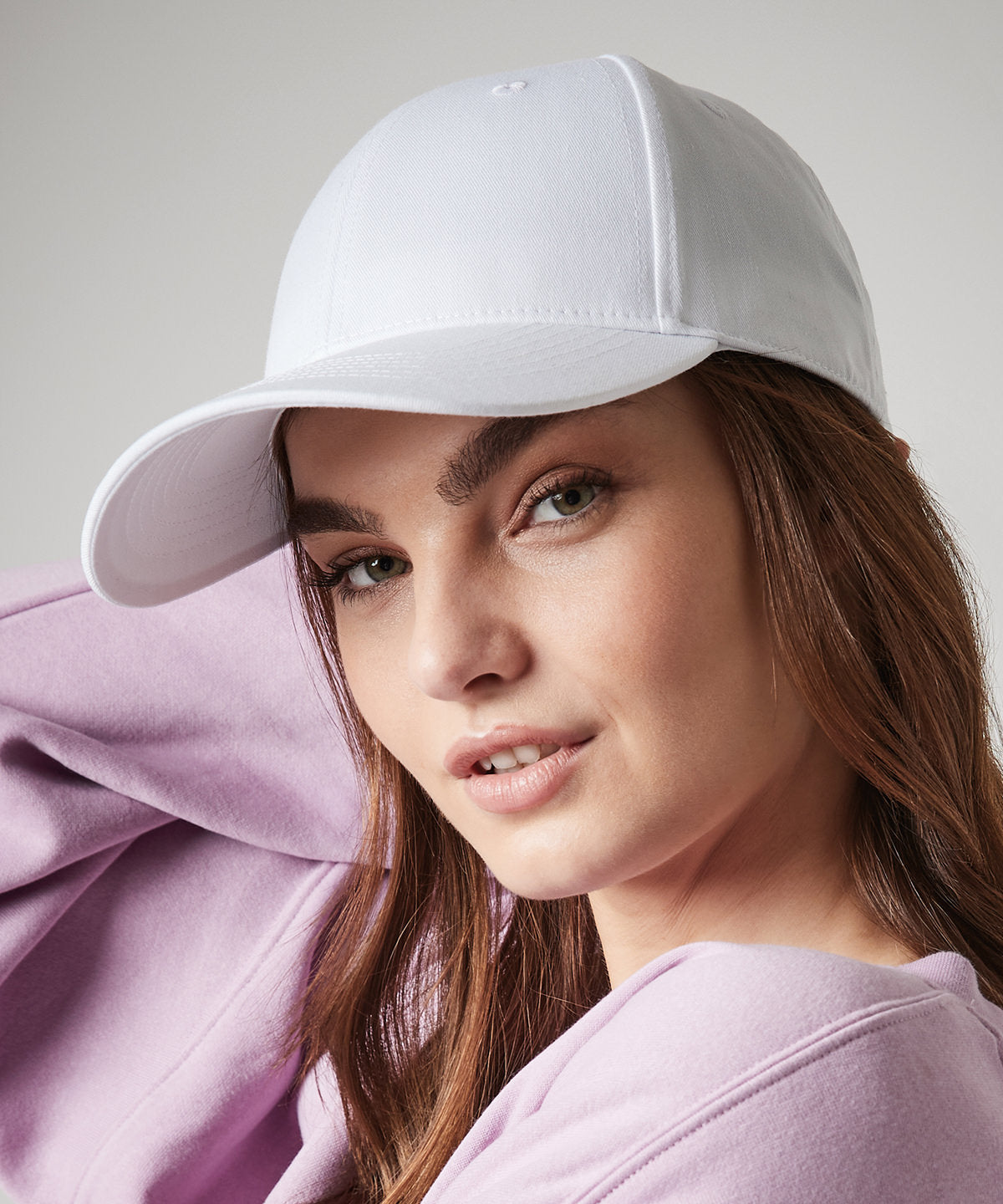 Beechfield Urbanwear BC648 6-Panel Snapback Hat with Semi-Curved Peak