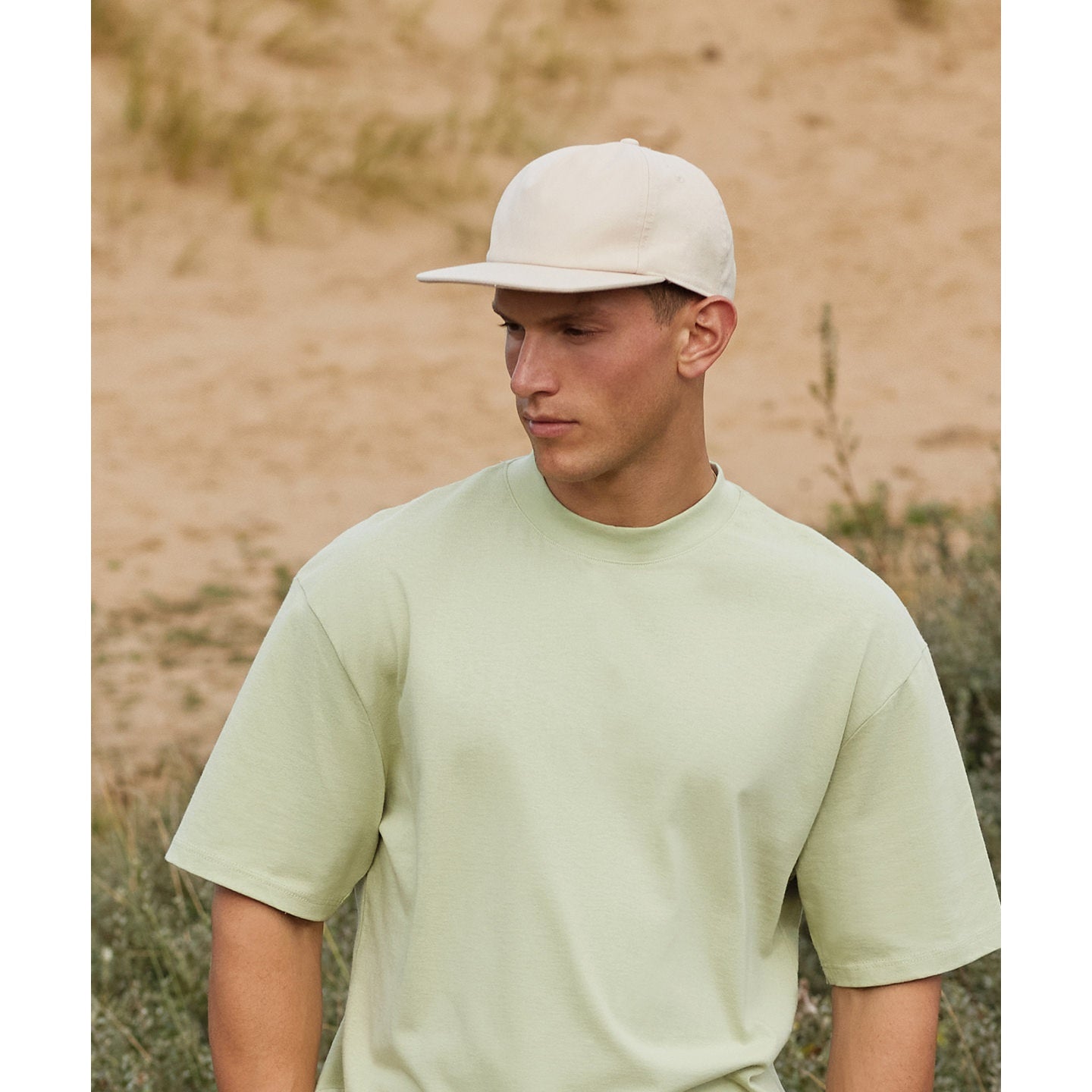 Beechfield Organic Cotton 5-Panel Cap Soft Unstructured Crown Retro Style