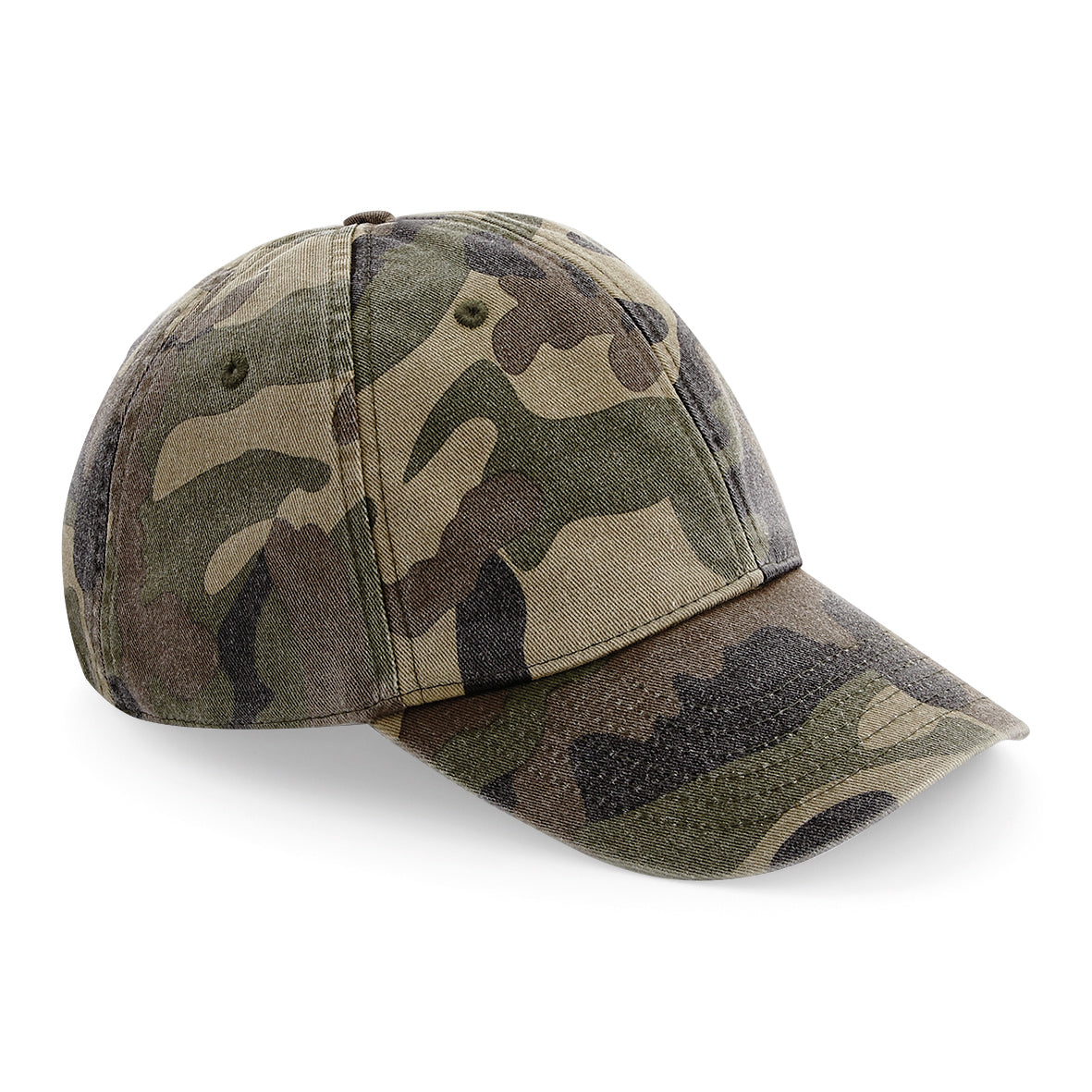 Beechfield Low-Profile Vintage Cap Soft Unstructured Crown Pre-Curved Peak
