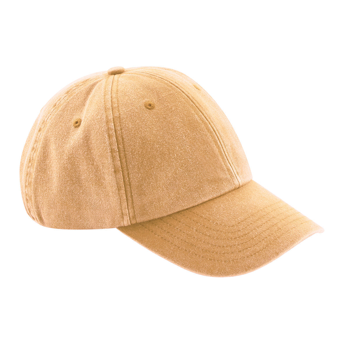 Beechfield Low-Profile Vintage Cap Soft Unstructured Crown Pre-Curved Peak