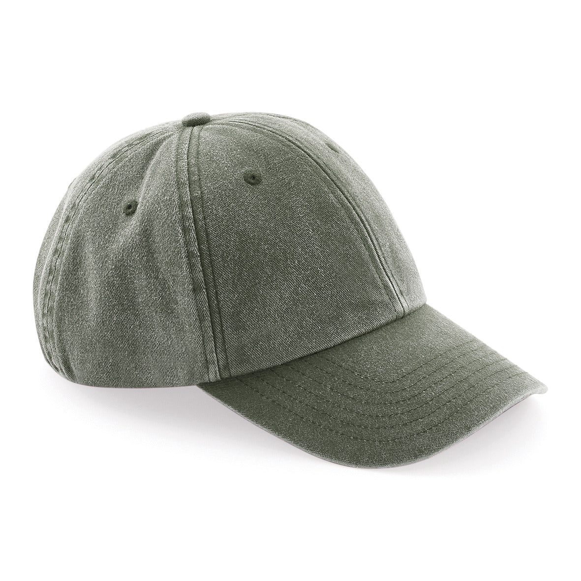 Beechfield Low-Profile Vintage Cap Soft Unstructured Crown Pre-Curved Peak