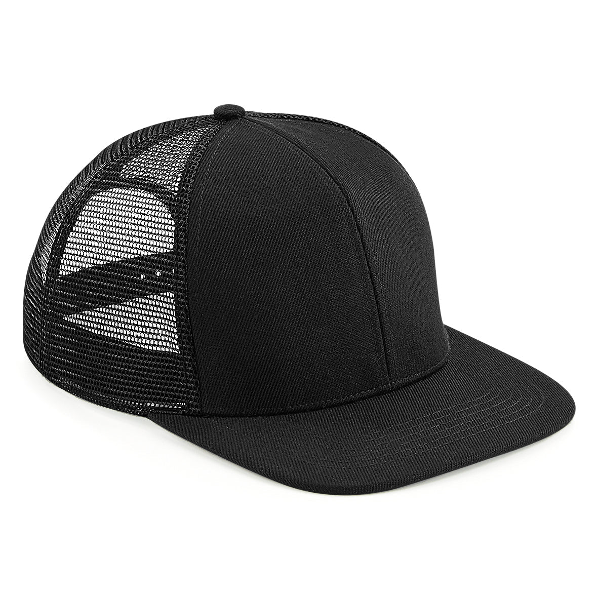 Beechfield Original Flat Peak 6-Panel Trucker Cap Retro Snapback Urban Style