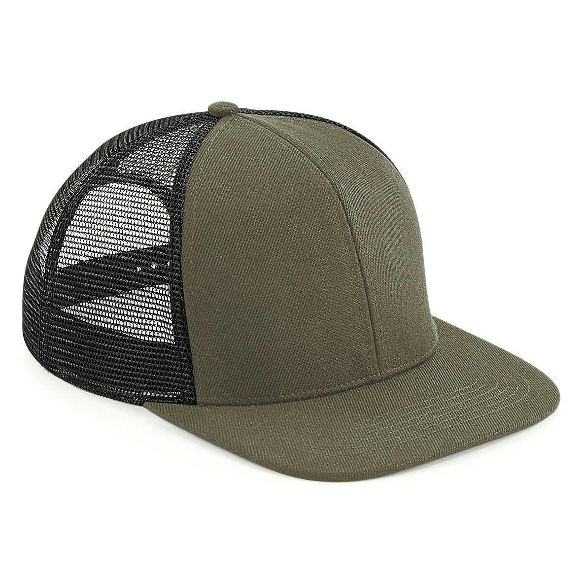 Beechfield Original Flat Peak 6-Panel Trucker Cap Retro Snapback Urban Style