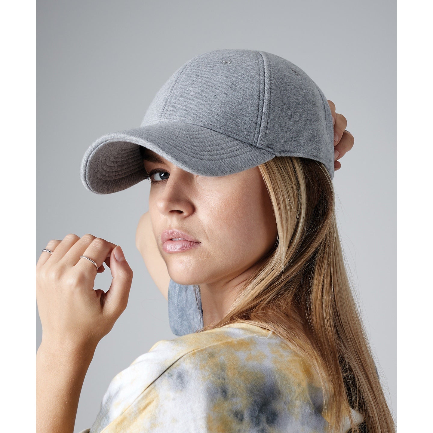 Beechfield Jersey Athleisure Baseball Cap Mid Profile 6-Panel Structured Design