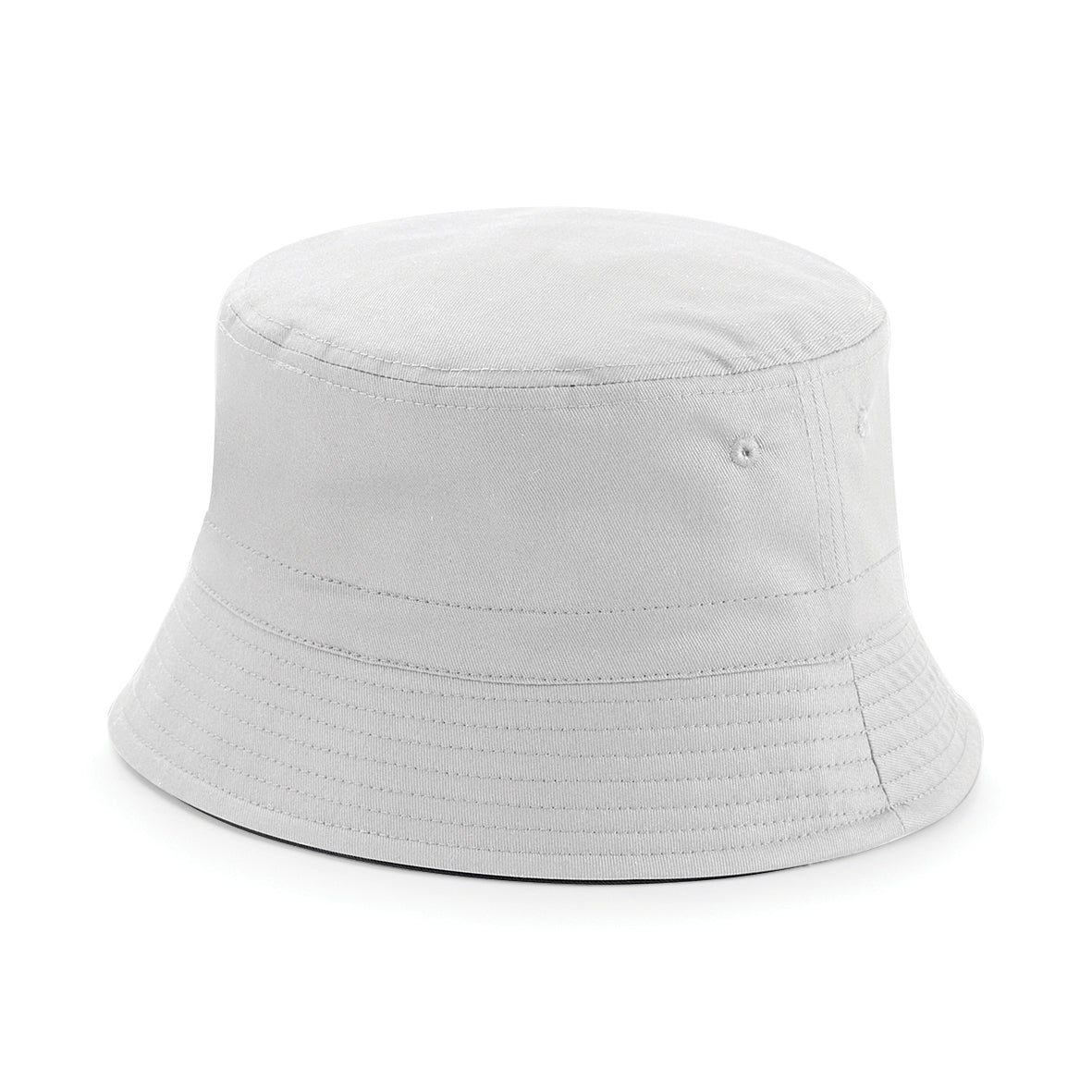 Beechfield Reversible Bucket Hat Short Brim Stitched Ventilation Eyelets