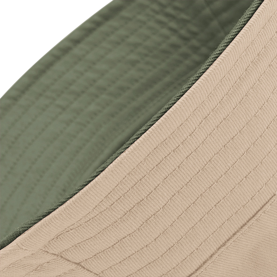 Beechfield Reversible Bucket Hat Short Brim Stitched Ventilation Eyelets